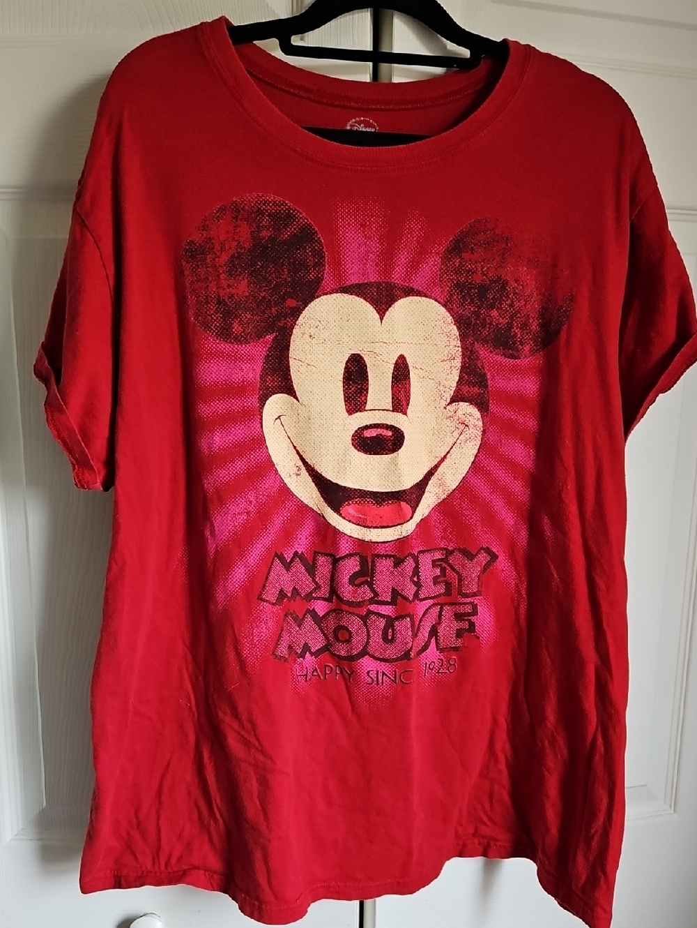 Disney Red Mickey Mouse Graphic Tee